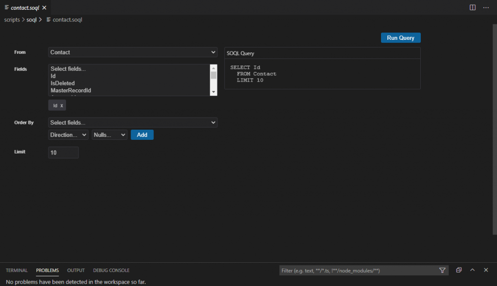 SOQL VS Code